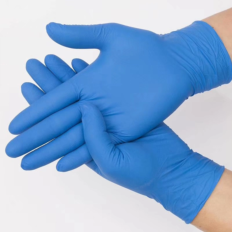 9inch Blue/White/Black Beauty Salon Special /Food/Pharmaceutical Wholesale Disposable Latex Vinyl Safety Examination Protective PVC Rubbe Nitrile Gloves