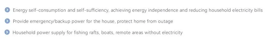High Safety Home Energy Storage Cy-1500W EV-Grade LFP Residential Energy Storage